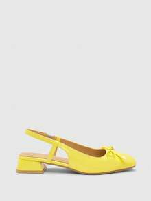 CUCCOO BIZCHIC Ladies' Fashion Basics Commuter Elegant Versatile Flats For Festive Outdoor Offices - Yellow - View 2