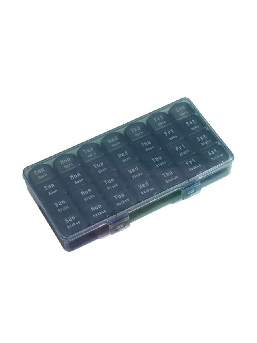 Hộp đựng thuốc hàng tháng, hộp đựng thuốc 28 ngày, hộp đựng thuốc hàng tuần, hộp đựng thuốc 4 tuần dung tích lớn, có hộp chống bụi, thích hợp đựng dầu cá, vitamin, thực phẩm chức năng, v.v. - Nhiều màu - Xem 1
