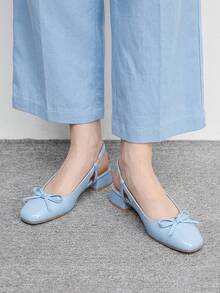 CUCCOO BIZCHIC Ladies' Fashion Basics Commuter Elegant Versatile Flats For Festive Outdoor Offices - Blue - View 5