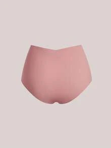Veilyse 5pcs/Pack Women's Seamless Hipster Panties, Comfortable High Waist Briefs, Skin-Friendly, Versatile Colors - Multicolor - View 14