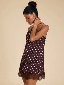 Travachic 女士波点露背休闲派对外出迷你连衣裙 - 彩色 - 查看 5