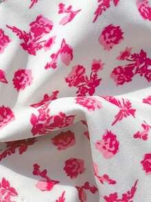 Swim Mod Bộ đồ bơi nữ đi biển, dễ thương, ngọt ngào, phong cách retro, thường ngày, viền hoa. - Nhiều màu - Xem 6