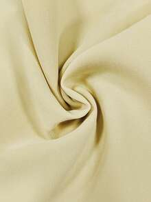 Rafferiza Women's Elegant Casual Solid Color Lace Patchwork Ruffle Collar Petal Sleeve Blouse Everyday Pale Yellow Summer - Light Yellow - View 3