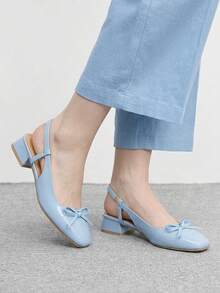 CUCCOO BIZCHIC Ladies' Fashion Basics Commuter Elegant Versatile Flats For Festive Outdoor Offices - Blue - View 3