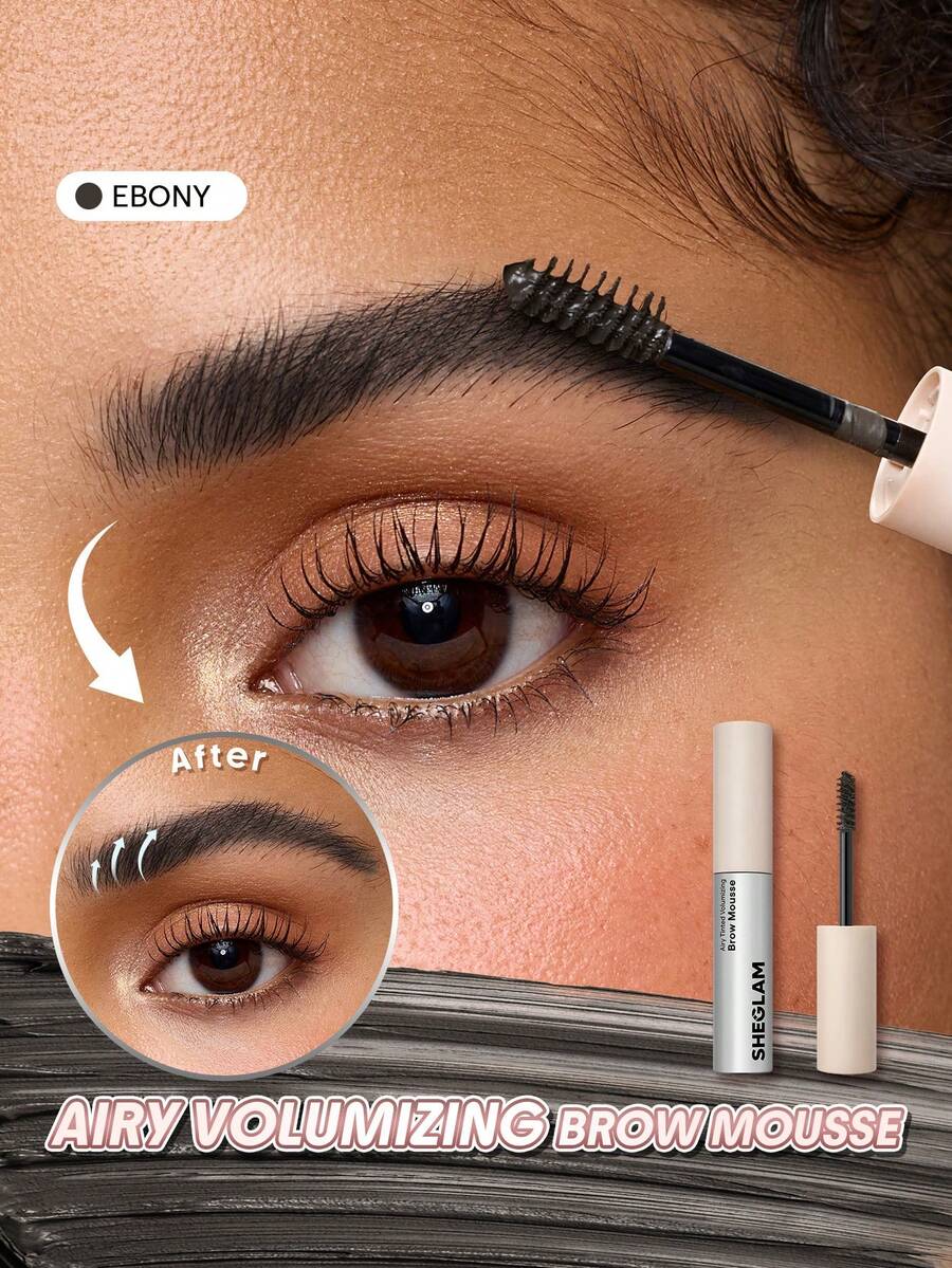 SHEGLAM Airy Tinted Volumizing Brow Mousse-Ebony - Ebony - View 1