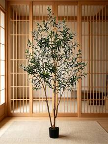 1 根全新仿真橄榄枝，长度 120-180 厘米，采用现代塑料叶片，仿真效果逼真，适合室内外使用，是家居、办公室、花园和房间装饰的理想之选。 - 彩色 - 查看 5