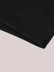 Veilyse Calcinha de Cintura Elástica Skinny de Cor Sólida Casual para Mulheres - Multicolorido - Visão 6