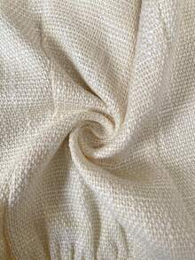 SHEIN PETITE Áo quây nữ chất liệu tweed dày dặn, kiểu dáng mới, thích hợp cho mùa thu/đông, áo không tay kiểu quấn ngực, thích hợp mặc đi làm, kiểu dáng thanh lịch mùa hè. - trắng - Xem 6