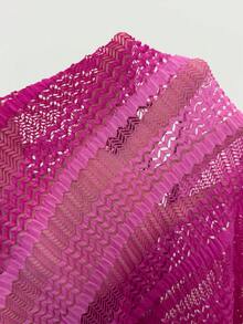 Swim Vcay 26SS 橙色渐变垂褶领女士连衣裙罩衫，度假/休闲服饰 - 彩色 - 查看 11