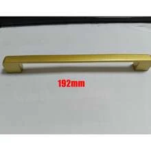 1 tay nắm tủ màu vàng mờ đơn giản, tay nắm ngăn kéo tủ bếp bằng hợp kim nhôm nguyên khối, phụ kiện nội thất kèm ốc vít. - Nhiều màu - Xem 15