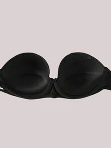 Veilyse Sujetador unicolor con aro - Negro - Ver 6
