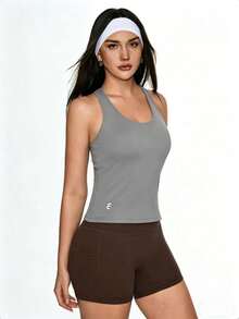 Eassivo Women Sports Tees & Tanks - Navy Blue - View 5