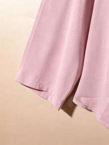 GlowEve CURVE Áo khoác cardigan voan thoáng khí dáng rộng dành cho nữ cỡ lớn - Bụi hồng - Xem 3