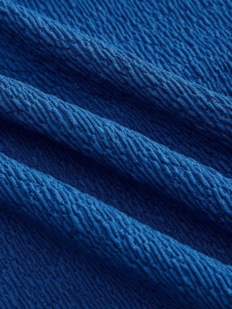 SHEIN Maija Women's Solid Color Halter Tie One-Piece Swimsuit, Suitable For Beach Vacation, Pool Party, Beach Party