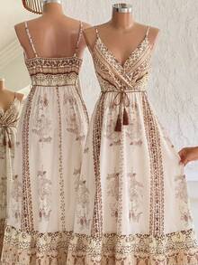 Lalippa Bohemian Style Dress, Suitable For Beach Vacation And Photo Shooting - Multicolor - View 2