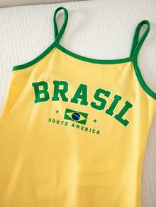 Bộ áo liền quần in họa tiết tối giản dành cho bé gái - Nhiều màu - Xem 7