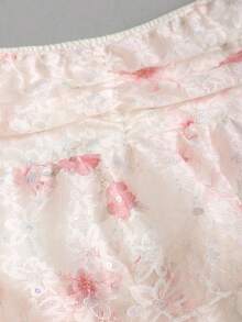 Sweetra Women's Floral Lace Fashion Skirt - Multicolor - View 5
