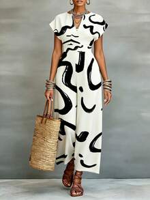 EMERY ROSE Women's Summer Casual All-Over Print Wide Leg Jumpsuit - Multicolor - View 4