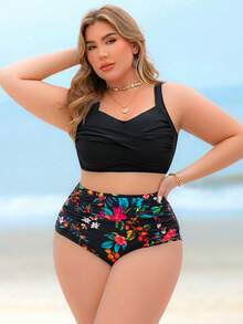 Women Plus Size Sports Dresses - Black - View 8