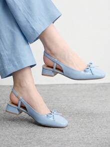 CUCCOO BIZCHIC Ladies' Fashion Basics Commuter Elegant Versatile Flats For Festive Outdoor Offices - Blue - View 4