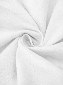 SHEIN Clasi Đầm nữ thanh lịch mới, kiểu dáng trễ vai, dây mảnh, thoải mái, chất liệu cotton màu đỏ thẫm trơn, dáng chữ A. - trắng - Xem 9