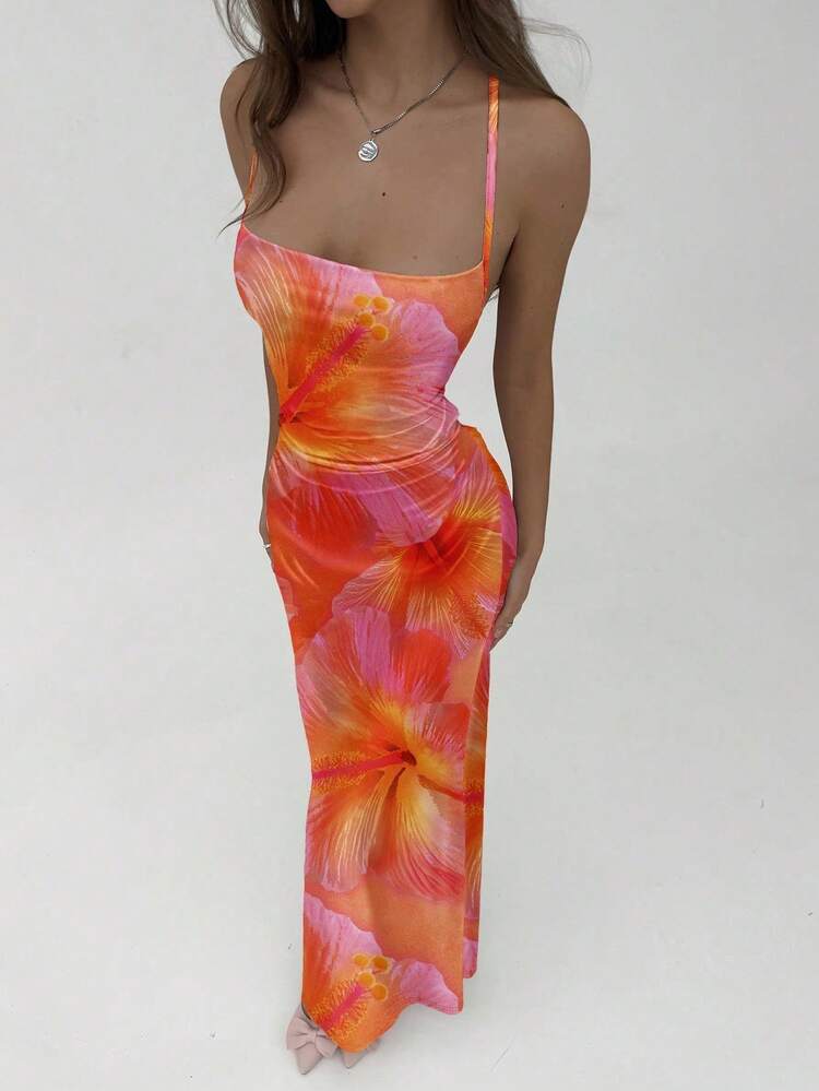 burnt orange bridesmaid dress Romantic Long Lantern Sleeves Split Tulle Bridesmaid Dresses with Chai