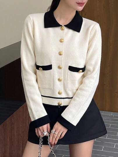 SHEIN Cardigãs femininos