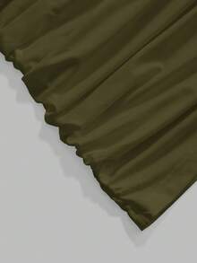 Modmama 2 piezas Camisetas de tirantes plisadas de unicolor, cómodas y ligeras, para embarazadas, de estilo casual y minimalista para uso diario - Verde militar - Ver 11