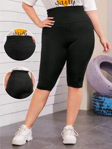 Mulvari Quần lót kích thước lớn màu trơn màu đen Thể thao - màu đen - Xem 2