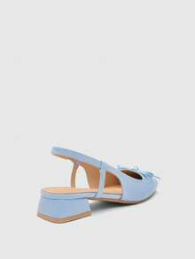 CUCCOO BIZCHIC Ladies' Fashion Basics Commuter Elegant Versatile Flats For Festive Outdoor Offices - Blue - View 8