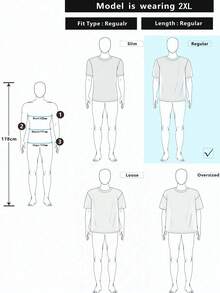 Solurane Herren Lässig Farbblock T-Shirt in Große Größen, Sommer - Verschiedenfarbig - Übersicht 6