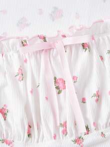 SHEIN MOD 女士花瓣袖方领修身迷你连衣裙 - 彩色 - 查看 5
