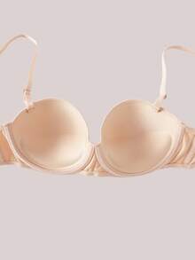 Veilyse 3pcs Solid Color Bras, Comfortable Lift & Support, Underwire, Detachable Straps, Versatile Wear, Suitable For Dates, Vacations, Daily Wear, Weddings - Multicolor - View 10