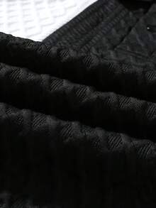 EGENSIO Áo polo nam dệt kim jacquard phối họa tiết, cổ áo và tay áo có gân, cài 2 nút. - Nhiều màu - Xem 7