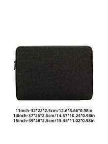 Ultra Slim Laptop Sleeve 11 14 15 Inch Splashproof Shockproof Portable Computer Case Lightweight Durable Zipper Bag For MacBook Tablet Padded Lining Anti Scratch - multicolor - View 23
