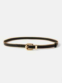 MOTF PREMIUM ZIPPER TRIMMED PU LEATHER BELT - Black - View 4