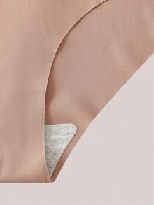 Veilyse 5pcs/Set Women's Nylon V-Shaped Waist Seamless Comfortable Breathable Butt-Lifting Adhesive Panties, Multicolor - Multicolor - View 11