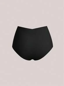 Veilyse 5pcs/Pack Women's Seamless Hipster Panties, Comfortable High Waist Briefs, Skin-Friendly, Versatile Colors - Multicolor - View 5