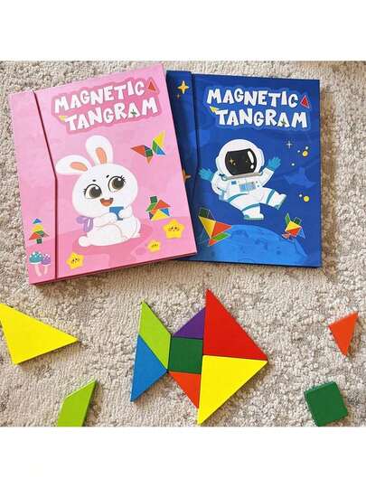 Bộ trò chơi xếp hình nam châm nhiều màu sắc với chủ đề không gian và hình học, giúp khai sáng toán học, giáo dục sớm và phát triển trí thông minh, thích hợp làm quà tặng ngày thiếu nhi!