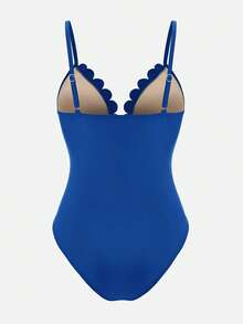 Swim Oasis 26SS 春夏度假沙滩成熟优雅波西米亚风露背配套半身泳衣套装 - Blue Ambition - 查看 6