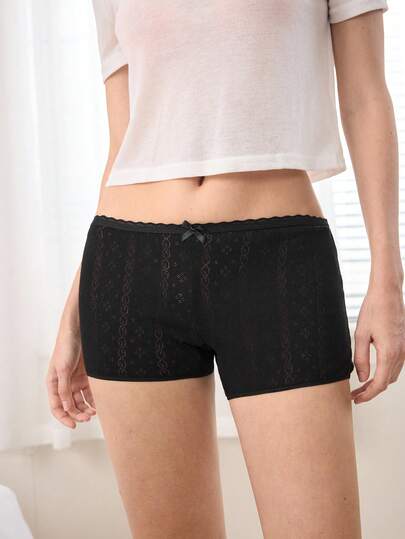 Ocili 100%纯棉质感舒适女士平角内裤，INS休闲Y2K轻松舒适时尚秋季款