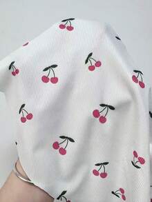 CottageSlumber 撞色蕾丝露背性感樱桃印花吊带连体裤家居服女装 - 彩色 - 查看 5