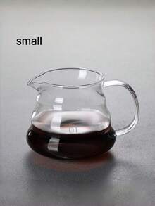 1pc Simple Heat-Resistant Glass Coffee Pot With Cute Cloud Design, Hand Drip Coffee Maker, Coffee Filtering Cup, Coffee Accessories - transparent - View 5