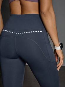 With My Calm Sportleggings för kvinnor - Mörkgrå - Visa 5