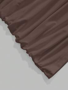 Modmama Maternity Summer Casual Solid Color Elastic Pleated Tube Top Tops For Pregnant Ruched Women Tummy Control Shapewear - Coffee Brown - View 11