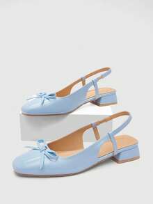 CUCCOO BIZCHIC Ladies' Fashion Basics Commuter Elegant Versatile Flats For Festive Outdoor Offices - Blue - View 6