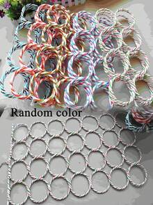 1 pieza Perchero plegable y portátil de 12/28 anillos, multifuncional para ahorrar espacio, para bufandas, corbatas, cinturones. Diseño inspirado en loro de tejido colorido con gancho para armario, dormitorio, baño, organizador diario, regalo festivo - Multicolor - Ver 11
