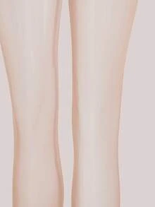 1pair 20 Denier Ultra Comfort And Body Sculpt Sheer Tights - Apricot - View 5