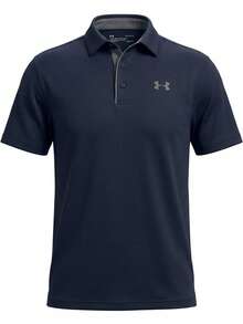 Under Armour Tech Polo Men's Sports Tees & Tanks Navy - Midnight Navy / Graphite / Graphite - View 1