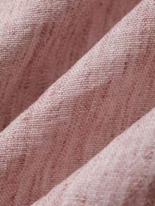 DAZY Women's Solid Color Tie-Waist V-Neck Sleeveless Elegant Formal Summer Top Shirt - Pink - View 7